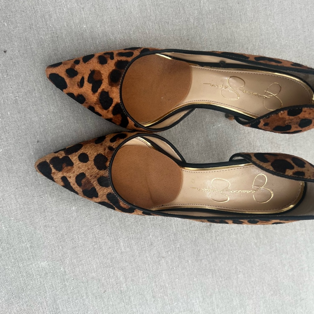 Jessica Simpson Leopard Print Heels